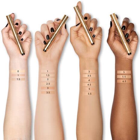 ysl touche eclat luminous radiance|ysl touche eclat colour chart.